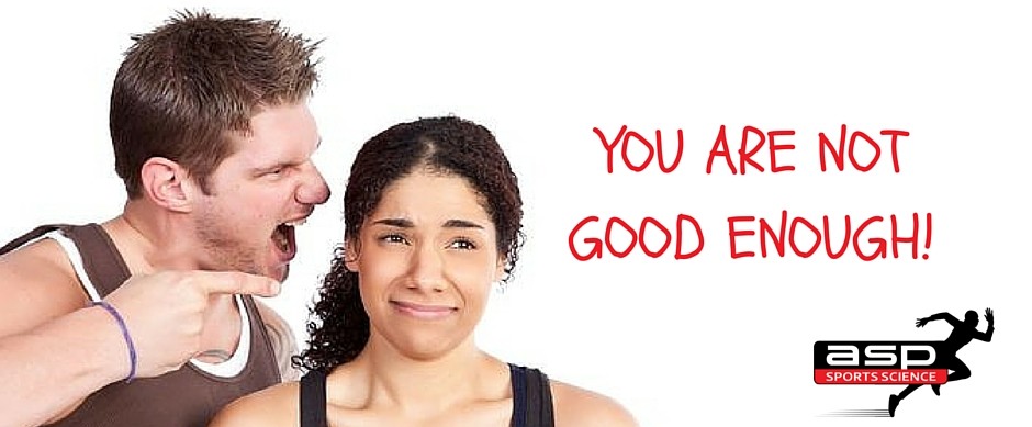 YOU ARE NOT GOOD enough - sports psychology